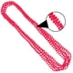 thumbnail image 2 of Collares Amscan con cuentas metálicas rojas de 30 cm (paquete de 8), 2 of 3