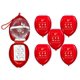 thumbnail image 1 of Kit de mascarillas de resucitación cardiopulmonar Endure para adultos, paquete de 6 con funda blanda roja y guantes, 1 of 6