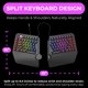 thumbnail image 3 of Teclado Cloud Nine ErgoTKL Kailh Brown RGB, 3 of 9