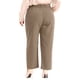 thumbnail image 3 of Agnes Orinda Pantalones de Oficina de Trabajo Plisados de Talla Grande para Mujer, de Cintura Alta, Rectos, Casual de Negocios con Bolsillo 2X Marrón, 3 of 6