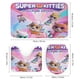 thumbnail image 3 of Supergatitos Super Kitties-theme 4-Piece Shower Curtain Set with Rugs, Waterproof Bathroom Decor Set Includes Bath Mat, U-Shaped Rug, Toilet Lid Cover and Curtain with Hooks, 3 of 6