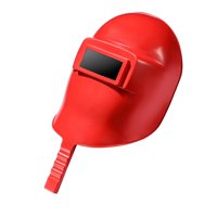 Magideal - Cubierta Facial De Soldadura De Mano, Casco De Soldadura De Mano, Equipo De Protección De Trabajo, Protector De Cara De Concha, Protector De Soldadura