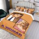 thumbnail image 3 of Una Mujer Bajo la Influencia Conjunto de sábanas temático, trío de piezas, cómodo y amigable con la piel, diseño único, regalo de decoración para el hogar para familiares, amigos y fans,173cm *218cm, 3 of 6