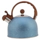 thumbnail image 1 of Estufa de material acero inoxidable Hervidor de té Gas Eléctrico Aplicable Grano de Hervidor de agua 2.5L silbante azul para granja, 1 of 5