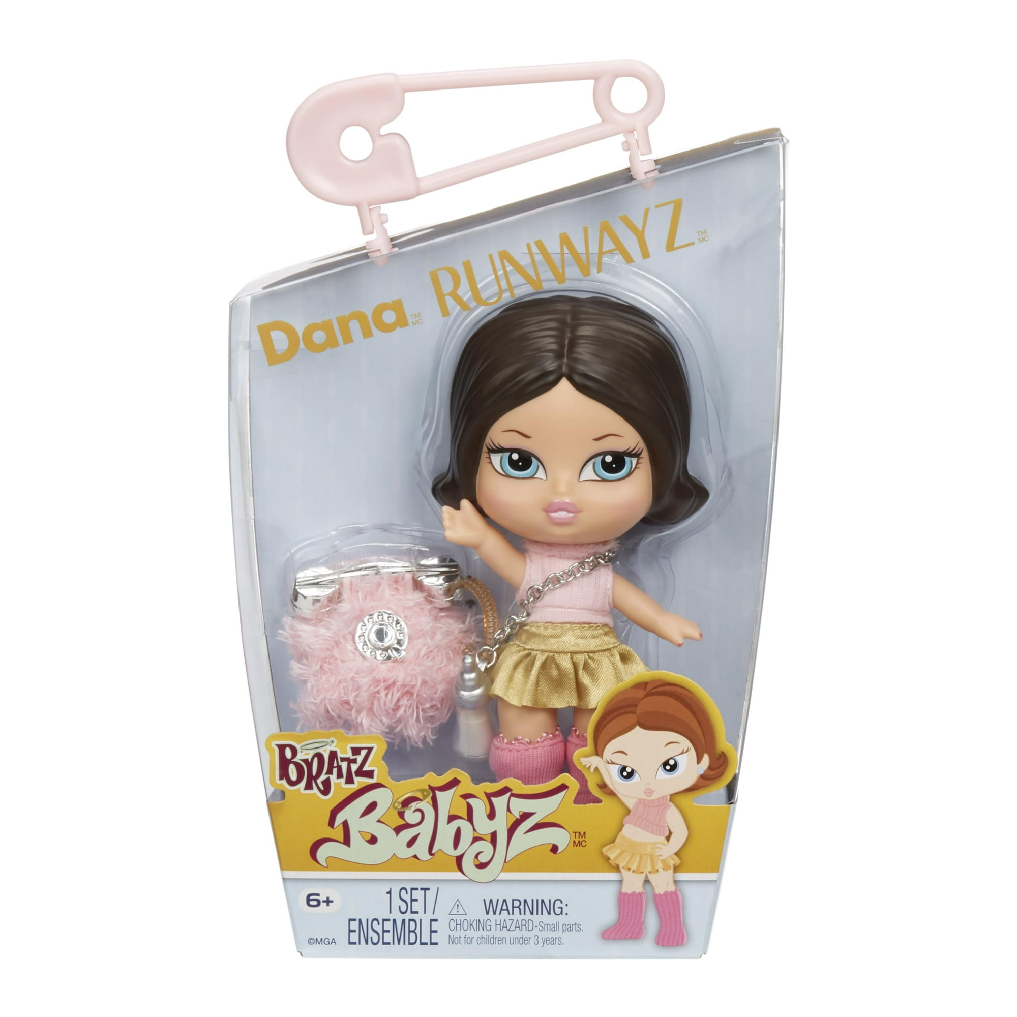Muñeca De Moda Bratz Babyz Runwayz Dana Con Moda Real