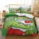thumbnail image 1 of Grinch Stole Christmas Collection Quilt Duvet Cover Set Comforter Cover 3-Piece Bedding Set (1 Duvet Cover + 2 Pillow Shams) Bed Sheets, 1 of 3