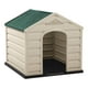 thumbnail image 1 of Casa Para Perro Mascota Pequeña Techo Verde 68x61x58cm Verde Tamaño Único, 1 of 3
