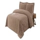 thumbnail image 2 of Pack Cobertor De Invierno Con Textura 2 Plazas 230x250cm Café O, 2 of 4