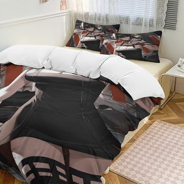 Juego de cama de 3 piezas Spy X Family Anime Home, ligero y cómodo.