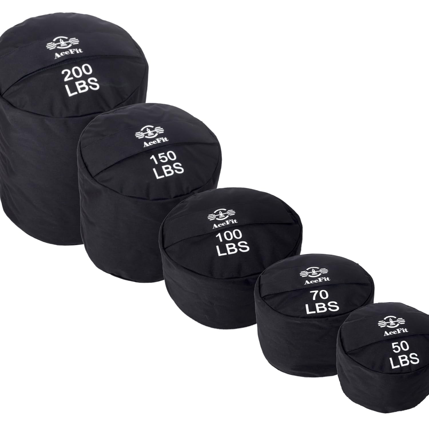 Bolsa De Arena De Entrenamiento Acefit Heavy Duty De 45 Kg Para Entrenamiento De 100 Libras