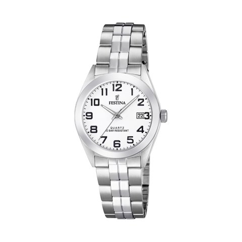 Reloj F20438/1 Festina Blanco Mujer Acero Clásico