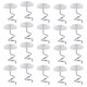 thumbnail image 2 of Clear Heads Twist Pins Tornillos En Espiral Para Tapicería Forma Redonda L 20 Paquete, 2 of 5