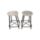 thumbnail image 3 of Taburete con altura de mostrador Carolina Classic Illona Driftwood/Iron, 3 of 6