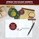 thumbnail image 4 of Tarjeta de felicitación Decorably 13 × 18 cm Pack de 16 con foil dorado, 4 of 6