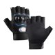 thumbnail image 2 of Guantes De Motociclismo De Medio Dedo, Transpirables, Para Exteriores, Para Escalada, Caza, Etiqueta Colorida Azul, 2 of 5
