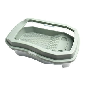 Genérico - Acuario De Tortugas, Terrario De Tortuga Con Plataforma, Caja Espacial Grande, Tanque Para Reptiles, Verde
