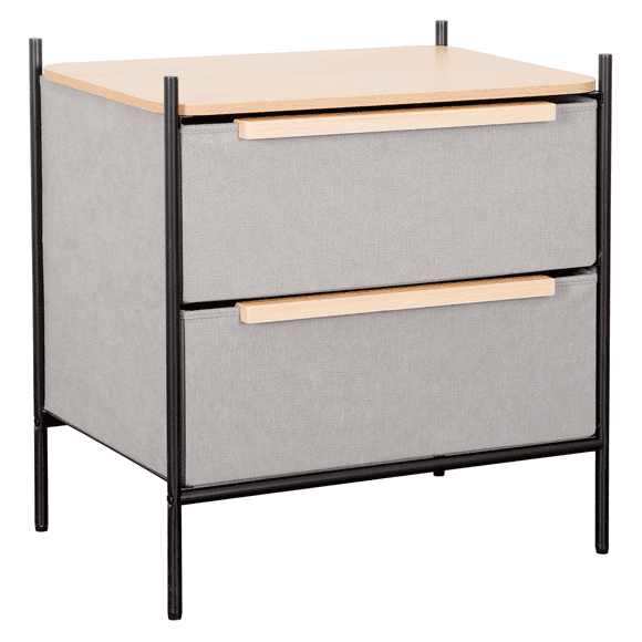 Velador Cajonera 2 Cajones Línea Minimalist