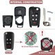 thumbnail image 2 of Carcasa de repuesto para control remoto de auto, 5 botones, compatible con Chevrolet, 2 of 3