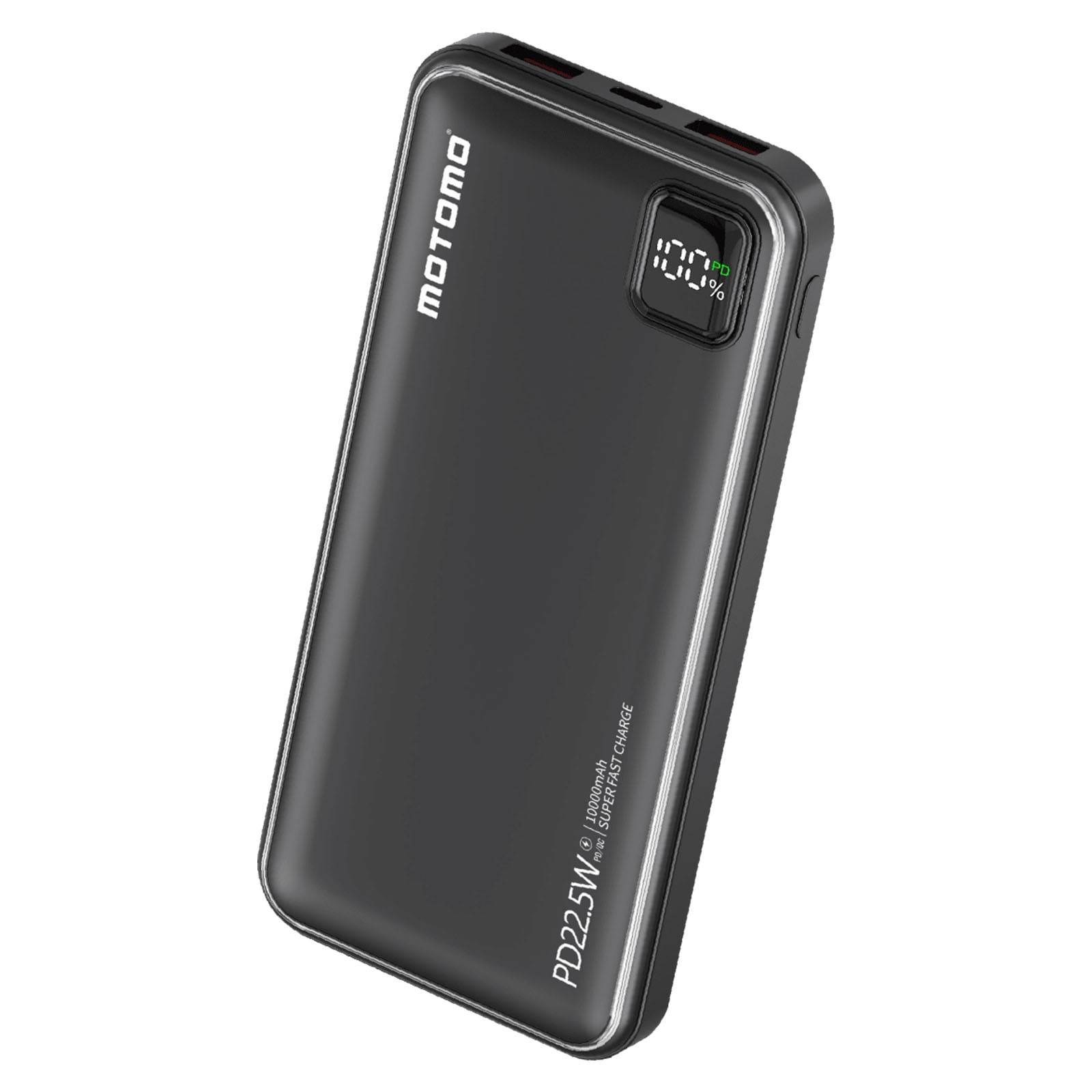 Bateria Externa Power Bank 10000ma 22.5w Motomo Mo-22l Negro