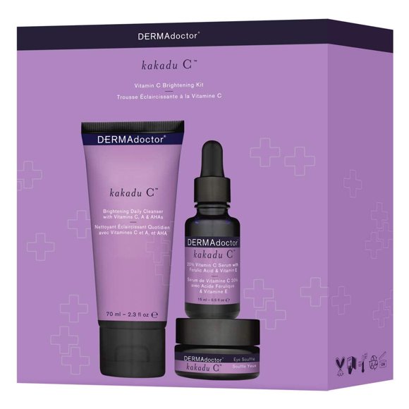 Kit DermaDoctor Kakadu C, iluminador con vitamina C, 3 piezas