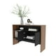 thumbnail image 4 of Arrimo 2 Puertas 80x120x35 Cm Fm-002c - Cafe Claro / Negro, 4 of 8