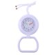 thumbnail image 3 of reloj de pared cuarto de ba?o ducha pizarra colgante reloj con anillo de toalla blanco, 3 of 5
