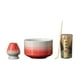thumbnail image 1 of Juego De Té Matcha Japonés, Tazón De Té Verde Matcha, Kit Ceremonial Japonés De Matcha, Rojo Y Blanco, 1 of 3