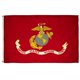 thumbnail image 1 of Banner Betsy Flags del Cuerpo de Marines de los Estados Unidos, 152 x 91 cm, nailon, 1 of 3
