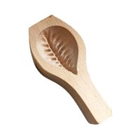 Magideal - Prensa Manual De Madera Para Moldear Mamoul, Hecha A Mano, Práctica Para Hacer Galletas Rellenas De Dátiles Para La Cocina, Reuniones Familiares De Hojas Grandes