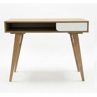 Escritorio 1 Cajón Snow Home Mobili