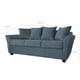 thumbnail image 3 of Sofa 3C Gaviota Felpa Petroleo, 3 of 3