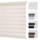 thumbnail image 1 of Persianas Zebra Joydeco sin cordón de doble capa Beige 58x190 cm, 1 of 9