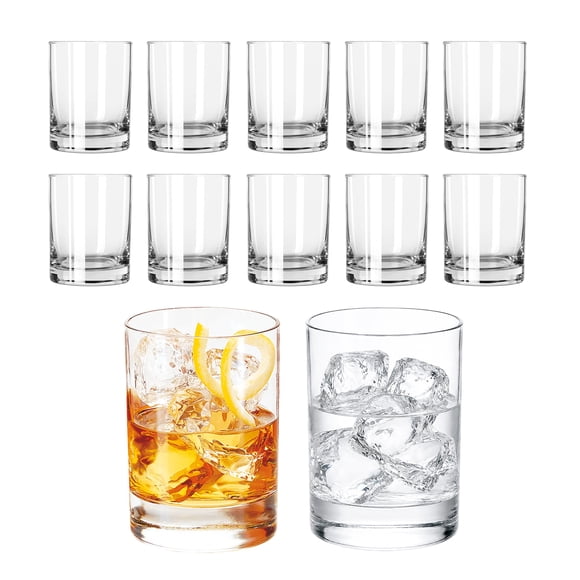 Vasos Libbey 12 unidades 400 ml base pesada Old Fashioned