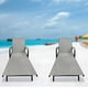 thumbnail image 4 of Juego 2 Reposeras Piscina Terraza Gris, 4 of 4