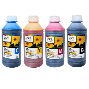 Genérico - Pack Botellas Tinta Alternativa 1 Lt Bk-C-M-Y
