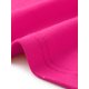 thumbnail image 5 of Agnes Orinda Blusa de Mujer Talla Grande para Escuela o Universidad, Un Hombro, Manga Corta, Cuello Irregular, Blusa Básica Casual de Verano 1X Rosa Fucsia, 5 of 6