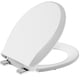 thumbnail image 1 of Asiento de inodoro homfan redondo de cierre suave, duradero, blanco, 1 of 6