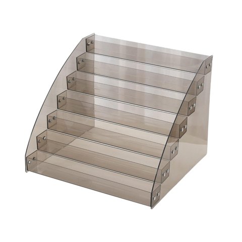 Ioensy - Soporte De Exhibición Transparente, Elevador Acrílico Versátil Para Colecciones De Tocador, Baño, 7 Niveles