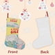 thumbnail image 3 of Calcetines de Navidad Desmarcar Gildo Lino Blanco 54cm x 38cm, 3 of 5