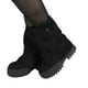thumbnail image 3 of Bota Mujer Gamuza Plataforma 20 Yassne Negro, 3 of 5