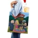 thumbnail image 4 of American Dad Bolso de tela con estampado de lienzo para mujer, bolsa de compras reutilizable y estética, con cremallera interior, regalo para mujer,38*45cm., 4 of 6