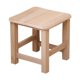 thumbnail image 1 of Taburete De Madera Haburada De Calzado Que Cambia La Otomana Para El Dormitorio De Ba?o Home 30cmx30cmx30cm, 1 of 5