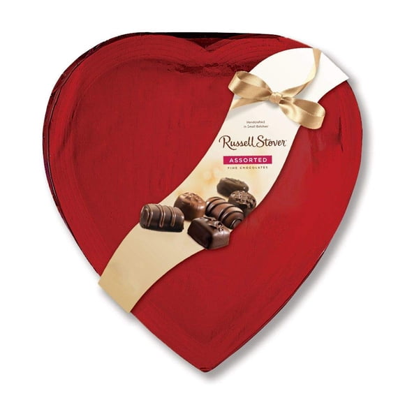 Caja de chocolates Russell Stover en forma de corazón 567 g surtidos