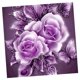 thumbnail image 2 of Pintura De Diamante 5D DIY, Imágenes De Rosas Con Taladro Completo, Decoración Del Hogar, Color Morado Y Rojo, 2 of 5
