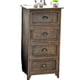 thumbnail image 1 of Cajonera Gabinete 4 Cajones Madera Color Cafe Tiradores Metal, 1 of 2