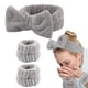thumbnail image 1 of Diadema de spa para lavarse la cara y correa de muñeca a juego, diadema difusa para el cuidado de la piel para adolescentes y niñas, diadema suave para maquillaje facial para niños, 1 of 5
