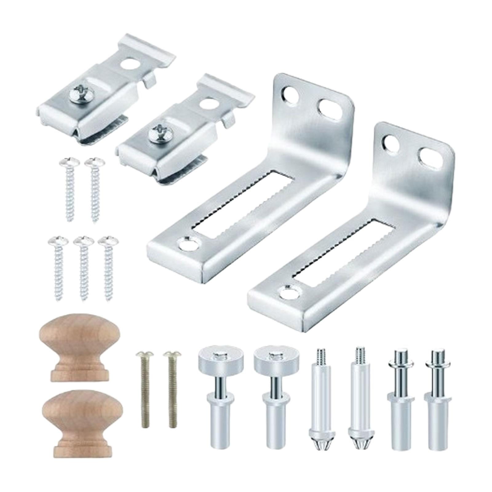 Bothyi - Juego De Herrajes Para Puertas Plegables Herrajes Para Puertas De Granero Juego De Instalación Y Reparación De Puertas