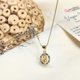 thumbnail image 1 of Collar oro laminado Virgen y colores, 1 of 4