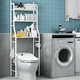 thumbnail image 5 of Estante Mueble Organizador Belug Baño 3 Niveles Repisa Nanmao Color Blanco, 5 of 5