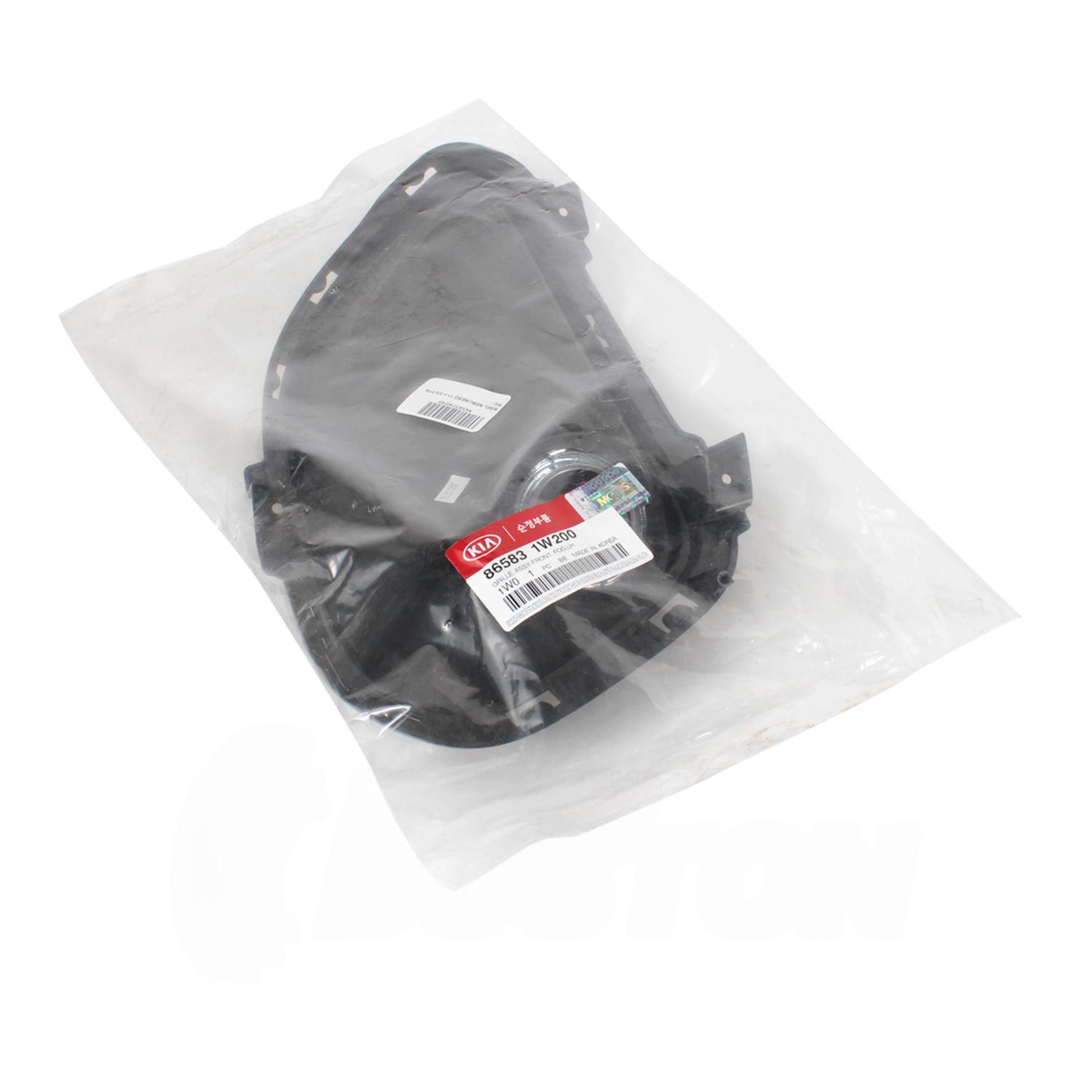 Original - Bisel Neblinero Izquierdo Kia Rio 3/5 2011 2012 2013 2014 Negro